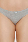 Zivame Anti-Microbial Low Rise Full Coverage Bikini Panty (Pack of 3) - Multicolor — thumbnail 9